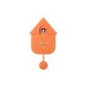 Pendule - present time - modern cuckoo - orange