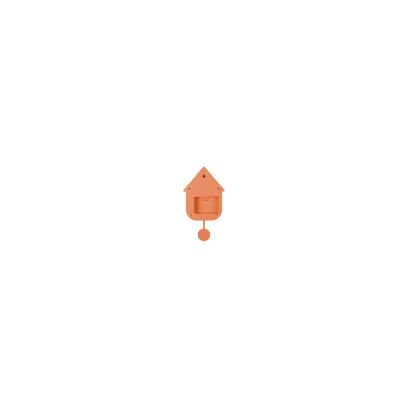 Pendule - present time - modern cuckoo - orange