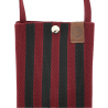 Sac téléphone - lot83 -  Charlie13 noir / bordeaux