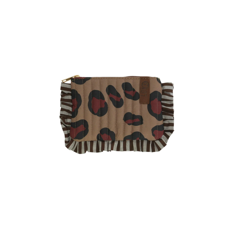 Pochette - lot83 - pia32 leopard marron