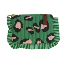 Pochette - lot83 - pia28 leopard vert