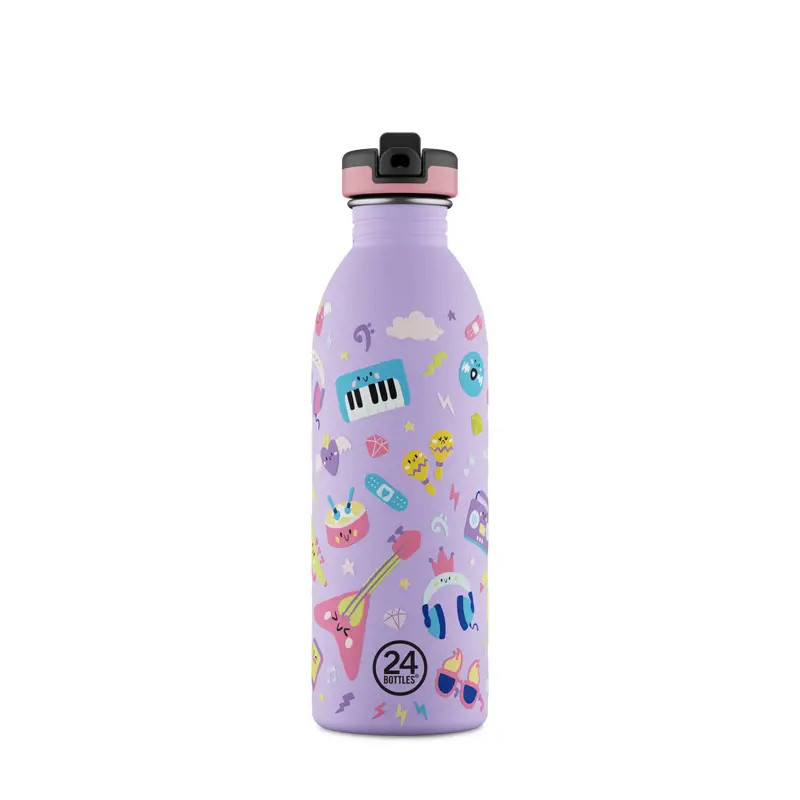 Bouteille inox 500 ml - 24bottles - kids bottle music friends