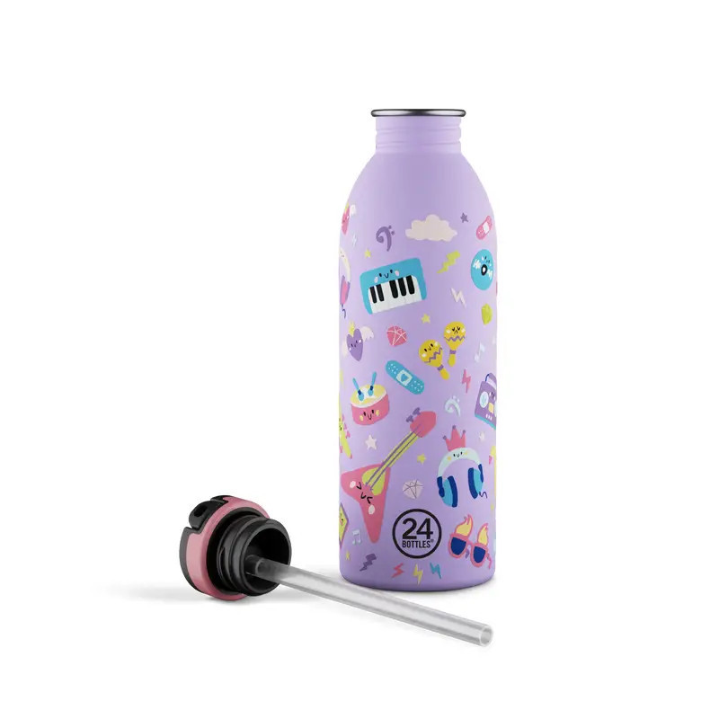 Bouteille inox 500 ml - 24bottles - kids bottle music friends