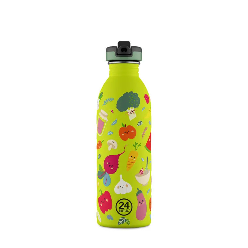 Bouteille inox 500 ml - 24bottles - kids bottle veggie friends