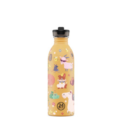 Bouteille inox 500 ml - 24bottles - kids bottle farm friends