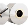 Pendule - present time - duo cuckoo - plated chrome