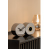 Pendule - present time - duo cuckoo - plated chrome