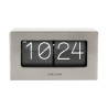 horloge - present time - boxed flip - brushed steel