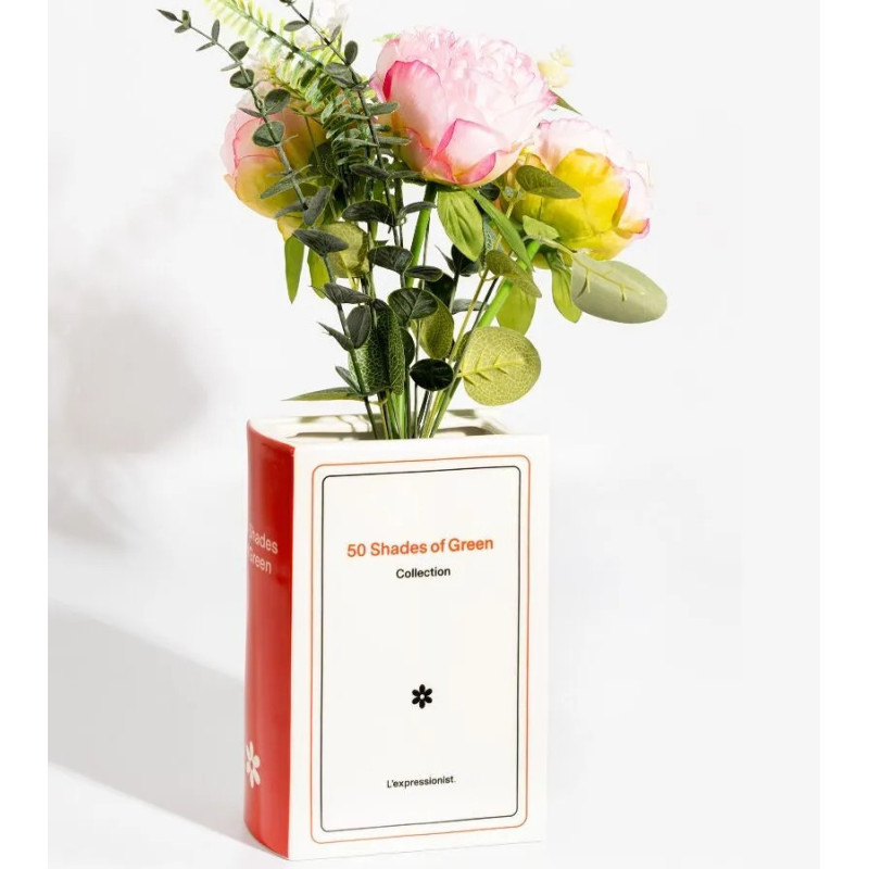 Vase livre - L'expressionist - "50 shades of green"