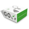 Porte-clés - Kontiki - club et balle de golf