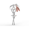 Porte-clés - Kontiki - danseuse étoile