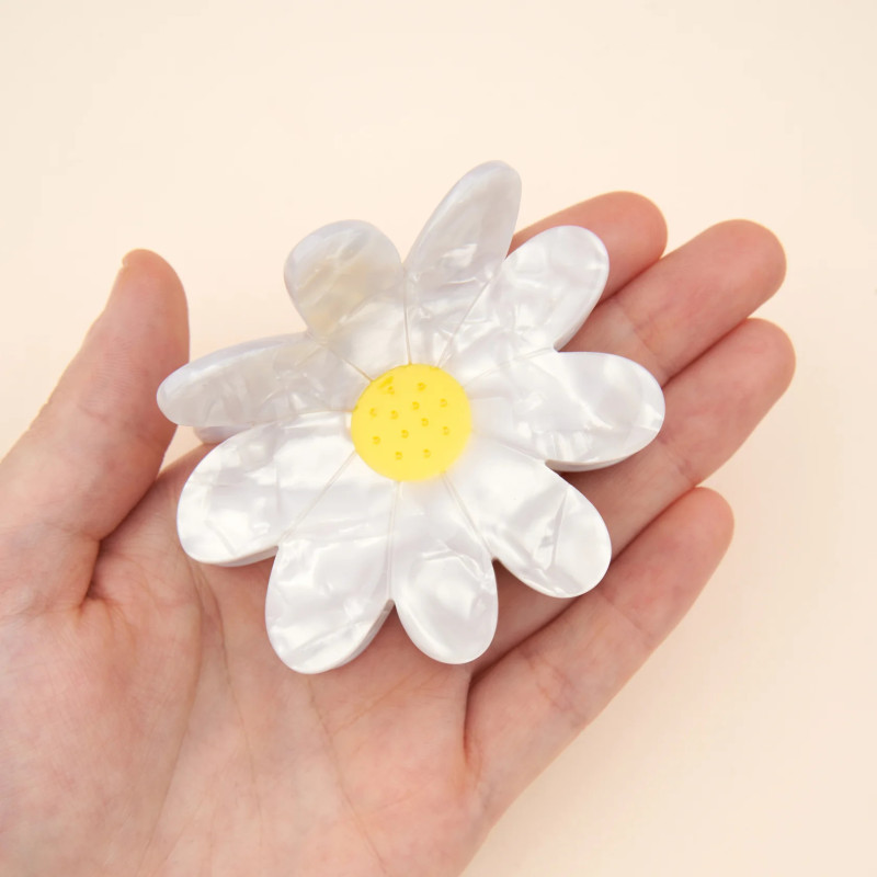 Pince à cheveux - coucou suzette - marguerite