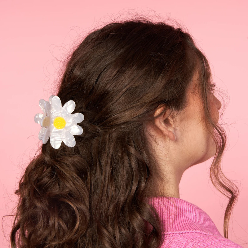 Pince à cheveux - coucou suzette - marguerite