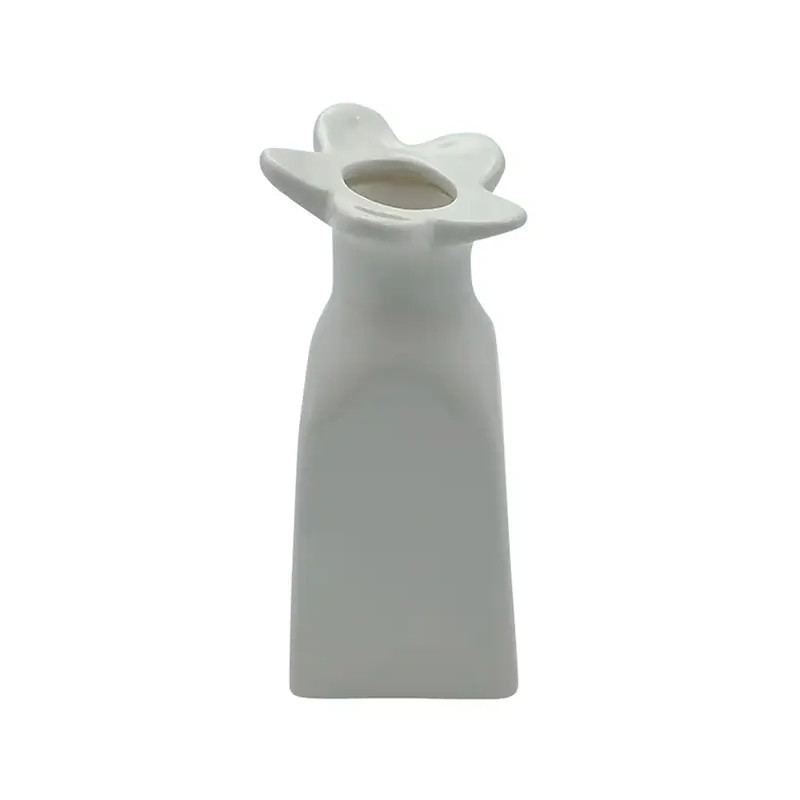 Vase soliflor - o - fleur blanc grand