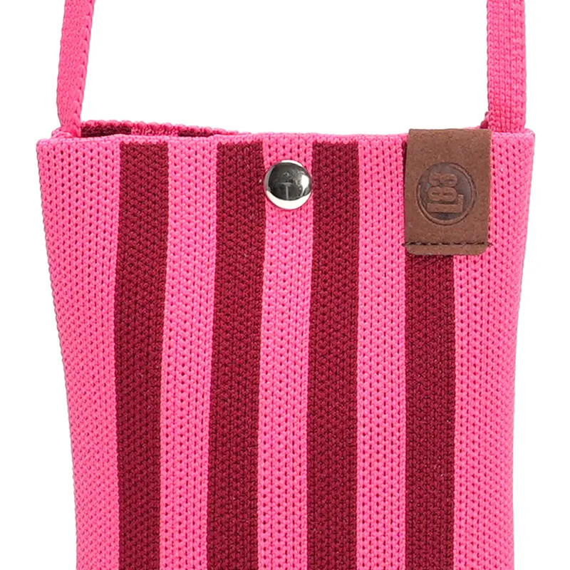 Sac téléphone - lot83 -  charlie 33 - rouge foncé/rose