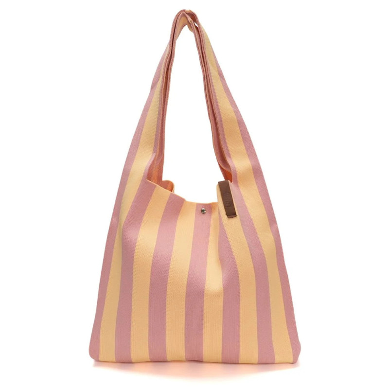 Sac shopper - Lot83 - Lois60 rose / jaune