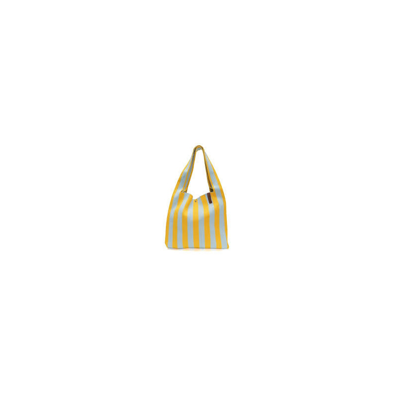 Sac shopper - Lot83 - Lois86 turquoise/jaune