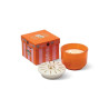 Bougie - gh - 226g -  Charmed orange glass with maneki neko cat ceramic - wild neroli