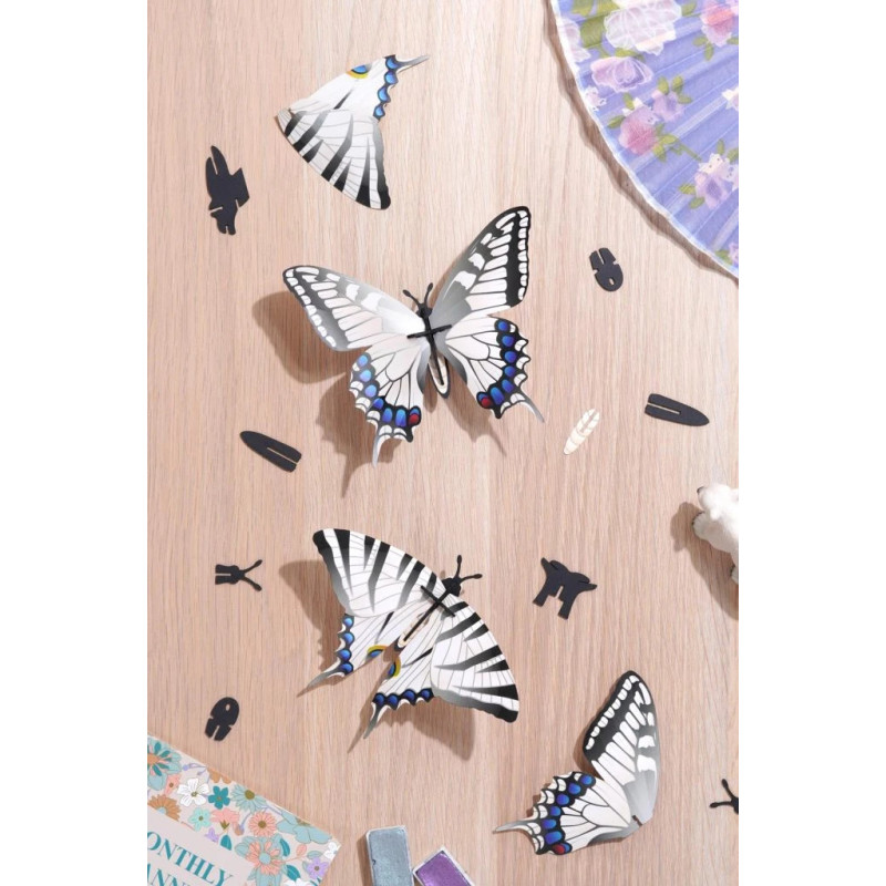 Puzzle 3d - assembli - papillon - silver tail