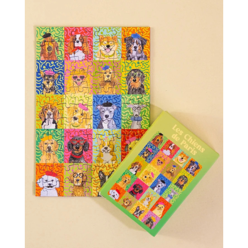 Puzzle 99 pièces - Minizz - Les chiens de paris