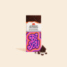 Tablettine 25gr - le chocolat des français - bisou - noir et sel de camargue