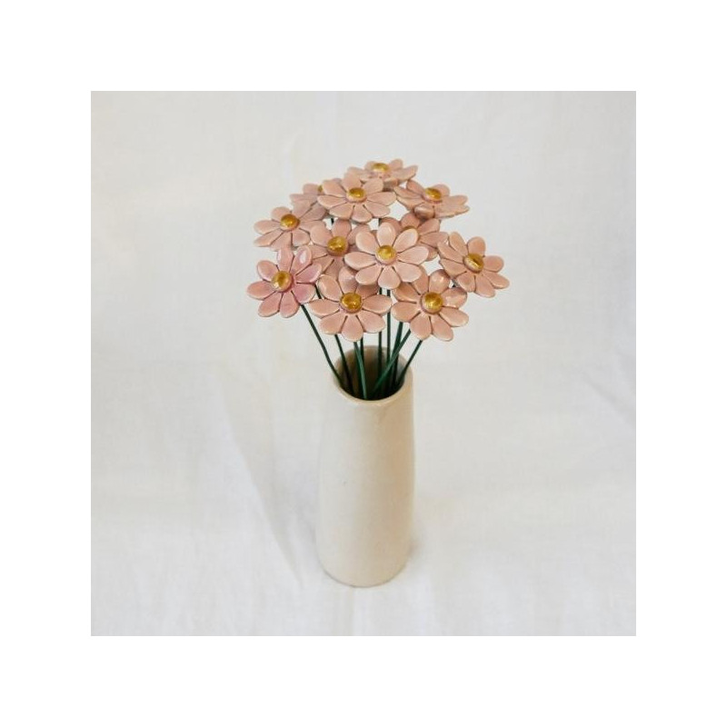 Fleur en céramique - naturotheke - marguerite grande