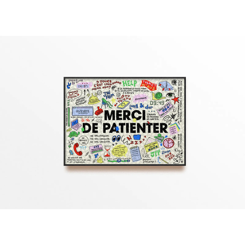 Puzzle 1000 pieces - piece & love - Service Public