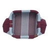 Pochette - Lot83 - Emma86 bordeau/bleu ciel