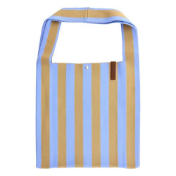 Sac shopper - Lot83 - Lois19 beige/bleu ciel