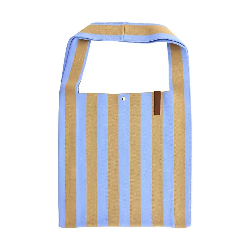 Sac shopper - Lot83 - Lois19 beige/bleu ciel