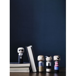Poupée décorative en bois Kokeshi dédiée à Coco Chanel de Lucie Kass - L'interprète Concept Store