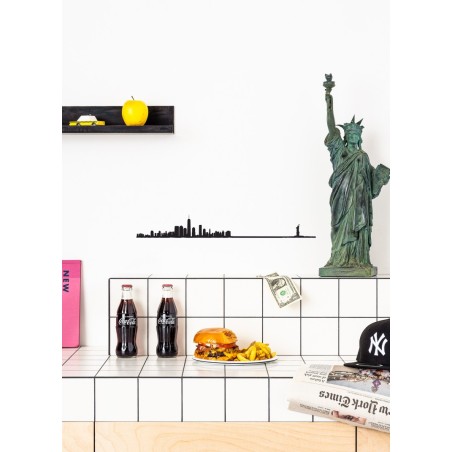 THELINE New York - Silhouette murale noire de New York - Made in France - L'interprète Concept Store