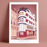 Affiche 30x40 - josepha - rue du rempart villeneuve nuit - toulouseffi