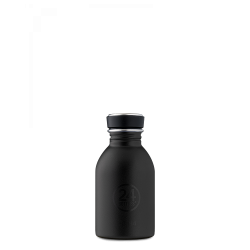 Bouteille inox 250 ml - 24bottles - urban bottle tuxedo blackouteille 