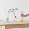 Vase 2en1 verre - block design - pink-greenase 2en1 verre - block desi