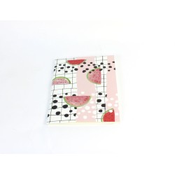 Cahier ligné motif pastèque signé Reine Mère - Girl Gang - L'interprète Concept Store