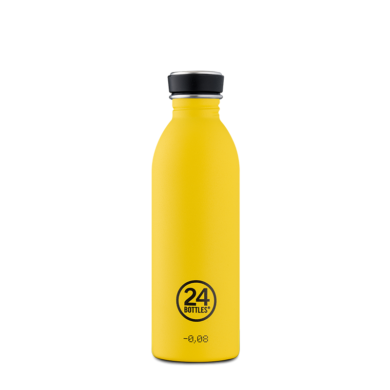 Bouteille inox 500 ml -24bottles - urban bottle yellowouteille inox 50