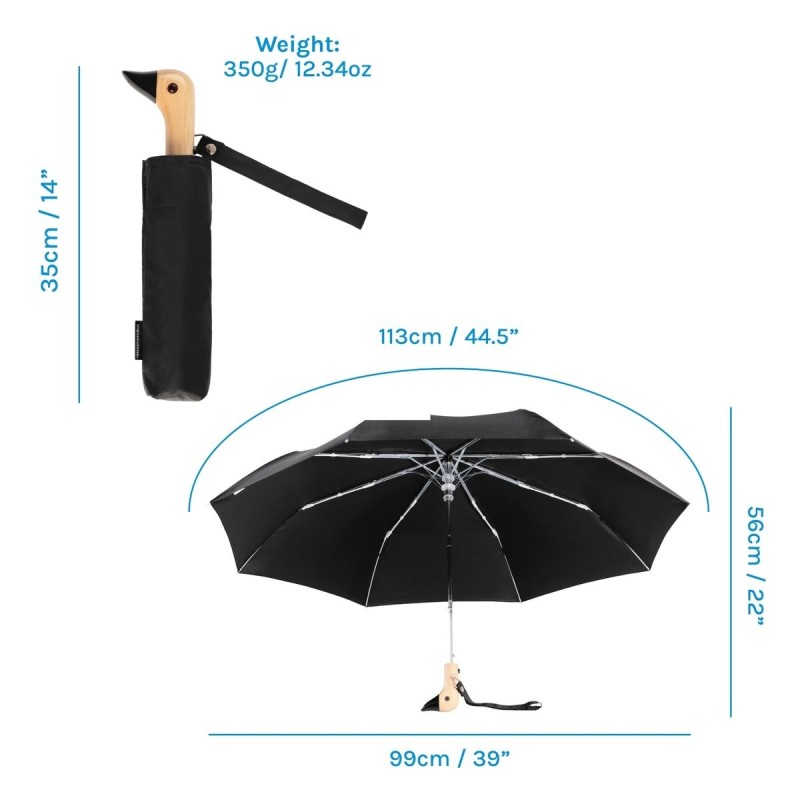 Parapluie - duckhead - automatique - blackarapluie - duckhead - automa