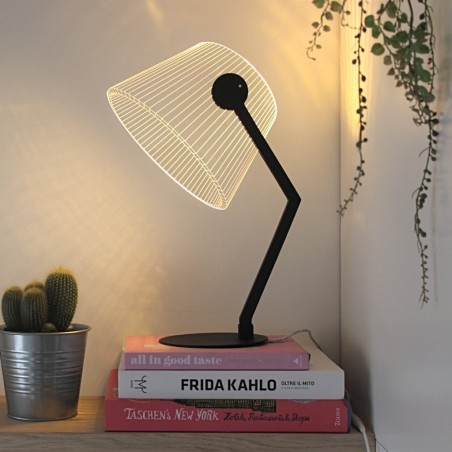 Lampe lumière LED 3D - Ziggi Black - Studio Cheha - L'interprète Concept Store