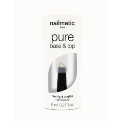VERNIS À ONGLES 8ML - NAILMATIC - PURE COLOR BASE TOP 2 EN 1 TRANSPARENT
