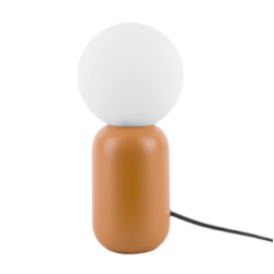LAMPE À POSER - PRESENT TIME - GALA OCRE AVEC BOULE VERRE