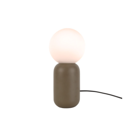 LAMPE À POSER - PRESENT TIME - GALA VERT MOSS AVEC BOULE VERRE