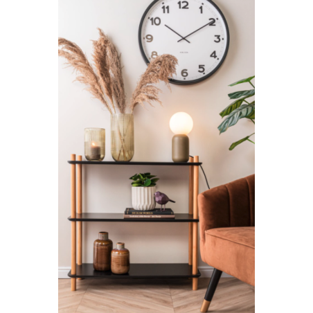 LAMPE À POSER - PRESENT TIME - GALA VERT MOSS AVEC BOULE VERRE