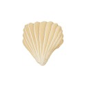 Coussin 50x50cm - broste - seashell coton light yellow