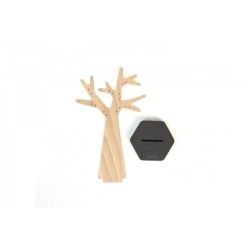 ARBRE BOUCLES D'OREILLES - REINE MERE - PIED HEXAGONAL
