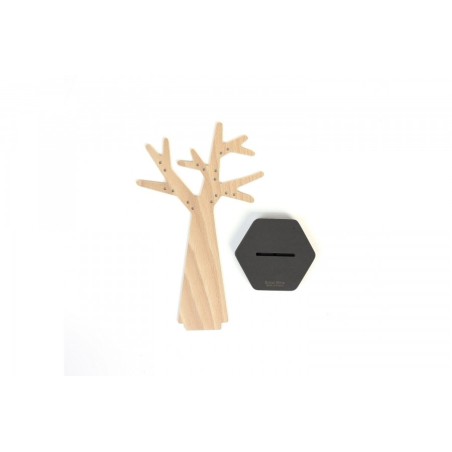ARBRE BOUCLES D'OREILLES - REINE MERE - PIED HEXAGONAL