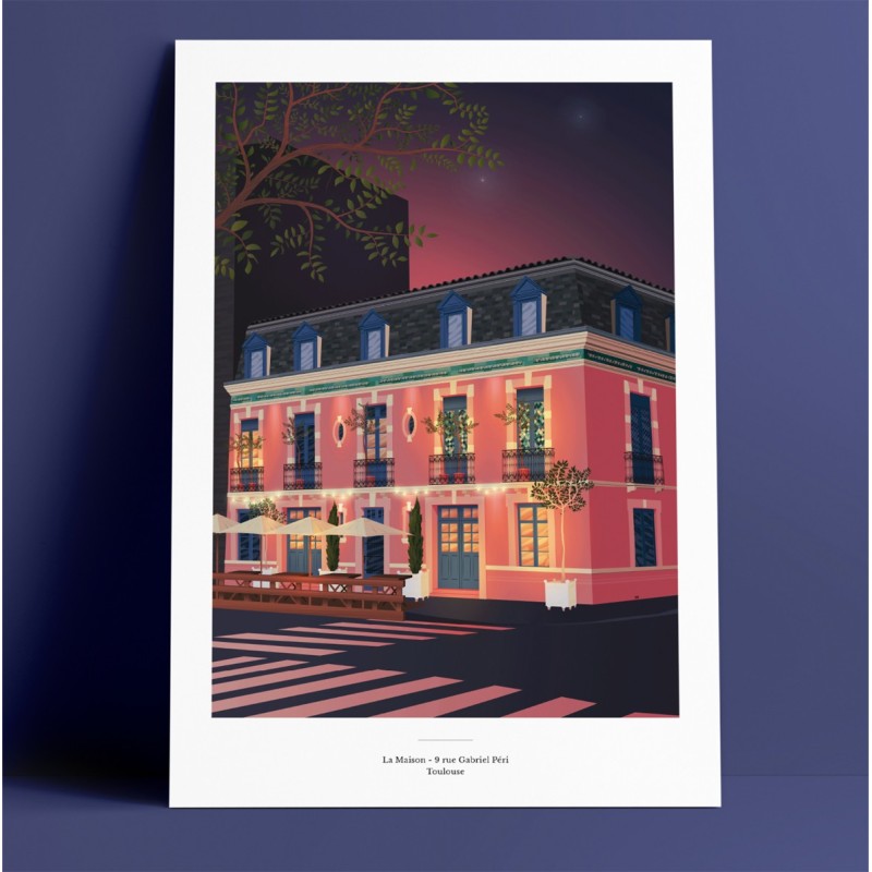 Affiche 30x40 - josepha - la maison,9 rue gabriel perri - toulouseffic