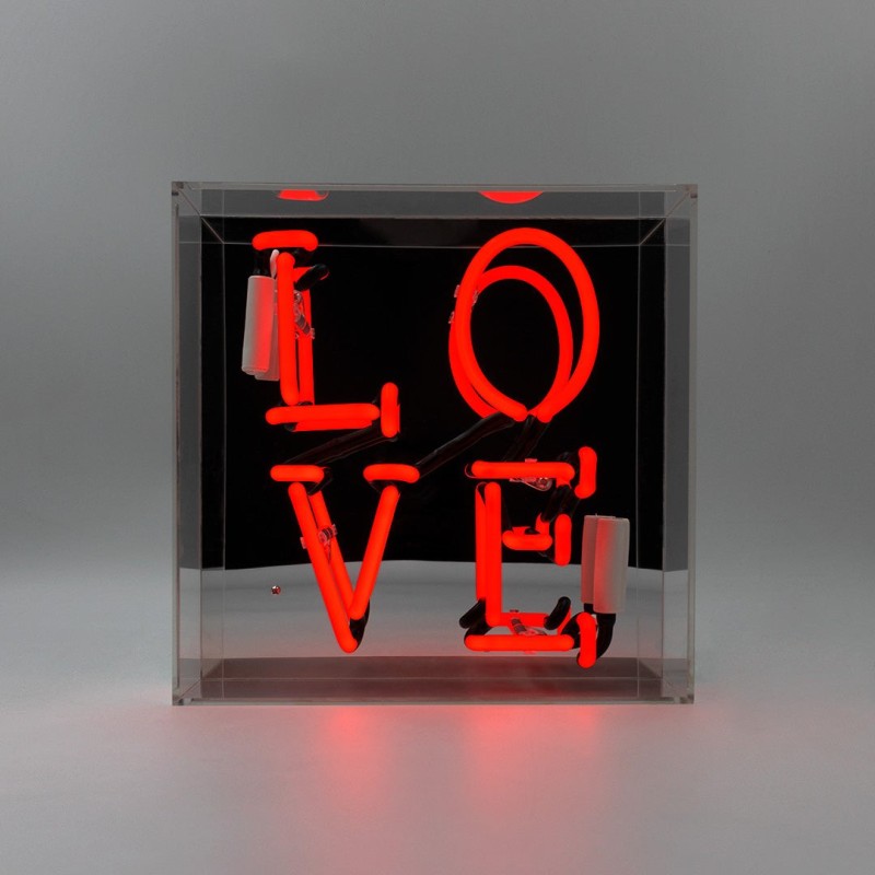 Neon - locomocean - acrylic box neon - love redeon - locomocean - acry