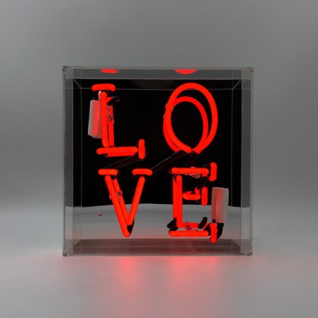 NEON - LOCOMOCEAN - ACRYLIC BOX NEON - LOVE RED