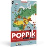 MON POSTER EN STICKERS - POPPIK - WORLD MAP